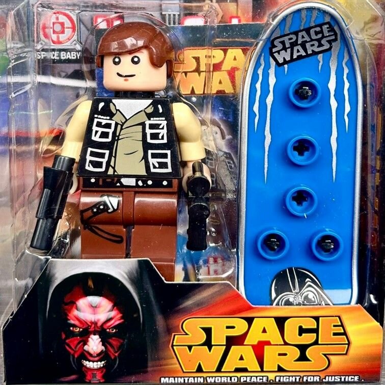 2015-12A Конструктор minifigures Star Wars Han Solo, фигурка Хан Соло Звездные войны 8 см.