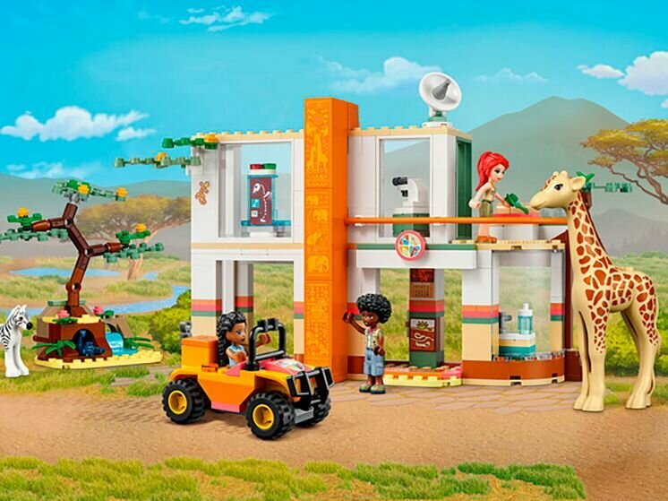 Конструктор LEGO FRIENDS Спасательная станция Мии для диких зверей