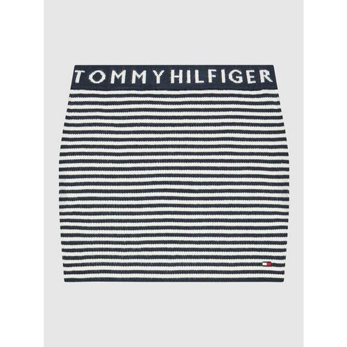 Юбка TOMMY HILFIGER, размер 7Y [METY], синий tommy hilfiger юбка джинсовая 8