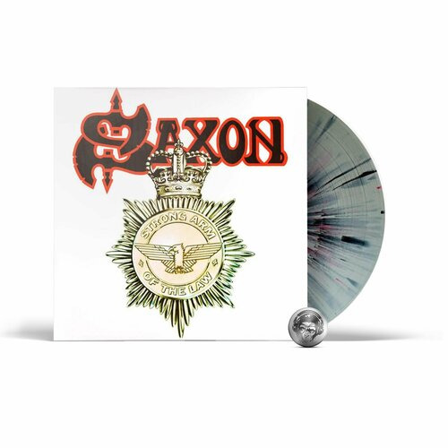 bmg saxon strong arm of the law coloured vinyl lp Saxon - Strong Arm Of The Law (coloured) (LP) 2018 White Black Red Splatter, Gatefold, Limited Виниловая пластинка