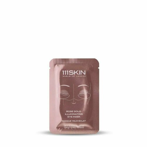 111SKIN Антивозрастная осветляющая маска-патчи для глаз Rose Gold illuminating eye mask 1шт