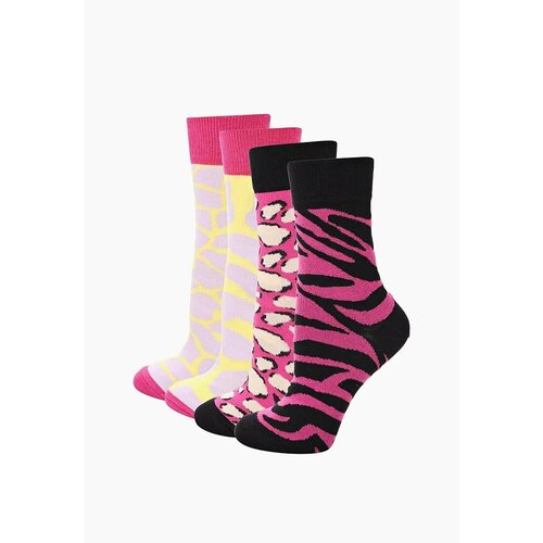 Носки Big Bang Socks, 4 пары, размер 35-39, мультиколор носки big bang socks 3 пары размер 35 39 мультиколор