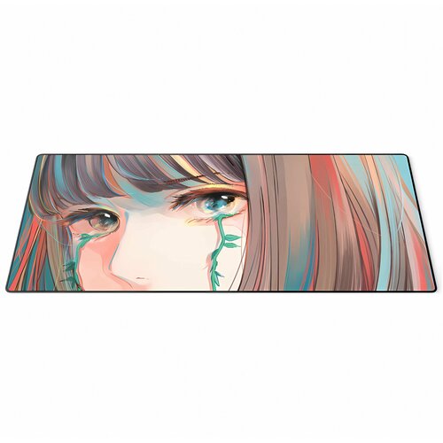 Игровой коврик для мыши FBB в стиле аниме Eye Mouse Pad/Desk Mat Speed XL, 900 х 400 х 4 мм cortoon cute desk mat kawaii girl mouse pad gamer keyboard padmouse gaming mousepad spongebobes speed computer accessories mats