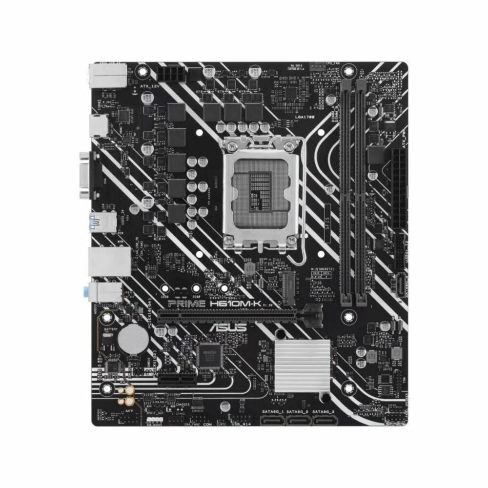 Материнская плата ASUS PRIME H610M-K (LGA1700/H610/2xDDR4/mATX/VGA, HDMI) (90MB1GA0-M0EAY0)