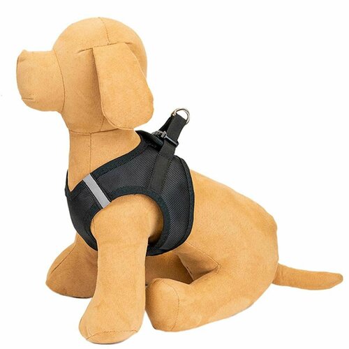 Шлейка для животных ZooM - Кай текстиль трехслойная M обхват груди 29-34 см черная 1 шт 1459₽