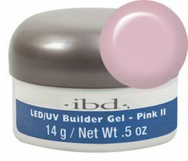 IBD, LED/UV Builder Gel Pink II, Конструирующий камуфлирующий розовый гель, 14мл