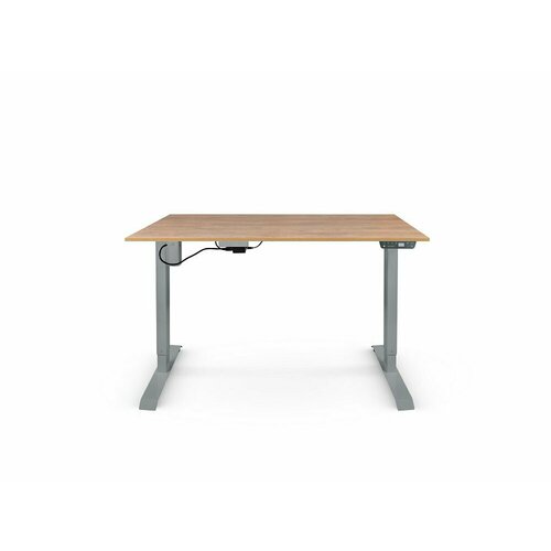 TopStol Стол геймерский с электроприводом для работы стоя мотор и Столешницей 145х80х1.6 Дуб светлый