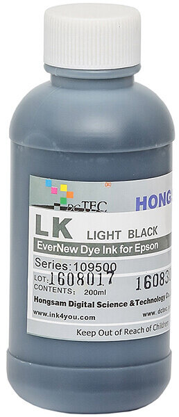 Чернила DCTec водорастворимые Epson Pro7900 EverNew Light Black (серый) 200 мл