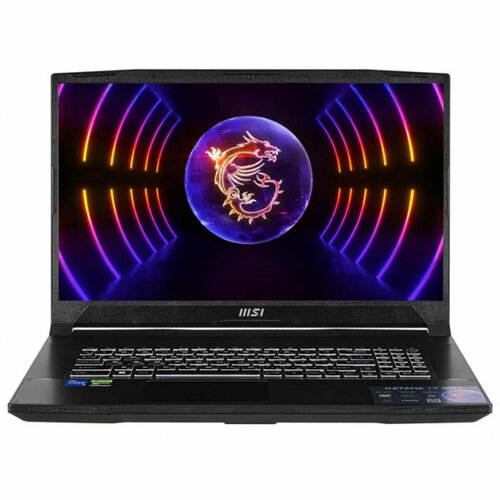 Ноутбук MSI Katana 17 GF76 B12UCX-1005XRU 9S7-17L541-1005 Intel Core i5 12450H 2000MHz1731920x10808GB256GB SSDVidia GeForce RTX 2050 GDDR6noOSBlack 7714100₽