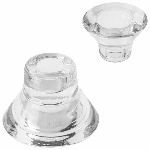 Подсвечник рыжий кот 81х81сх53см стекло 699₽