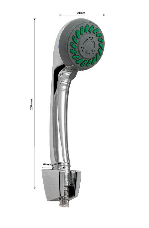 Набор для душа - Лейка + Шланг(1.5м) + Кронштейн (2 режима подачи воды) — фото 1