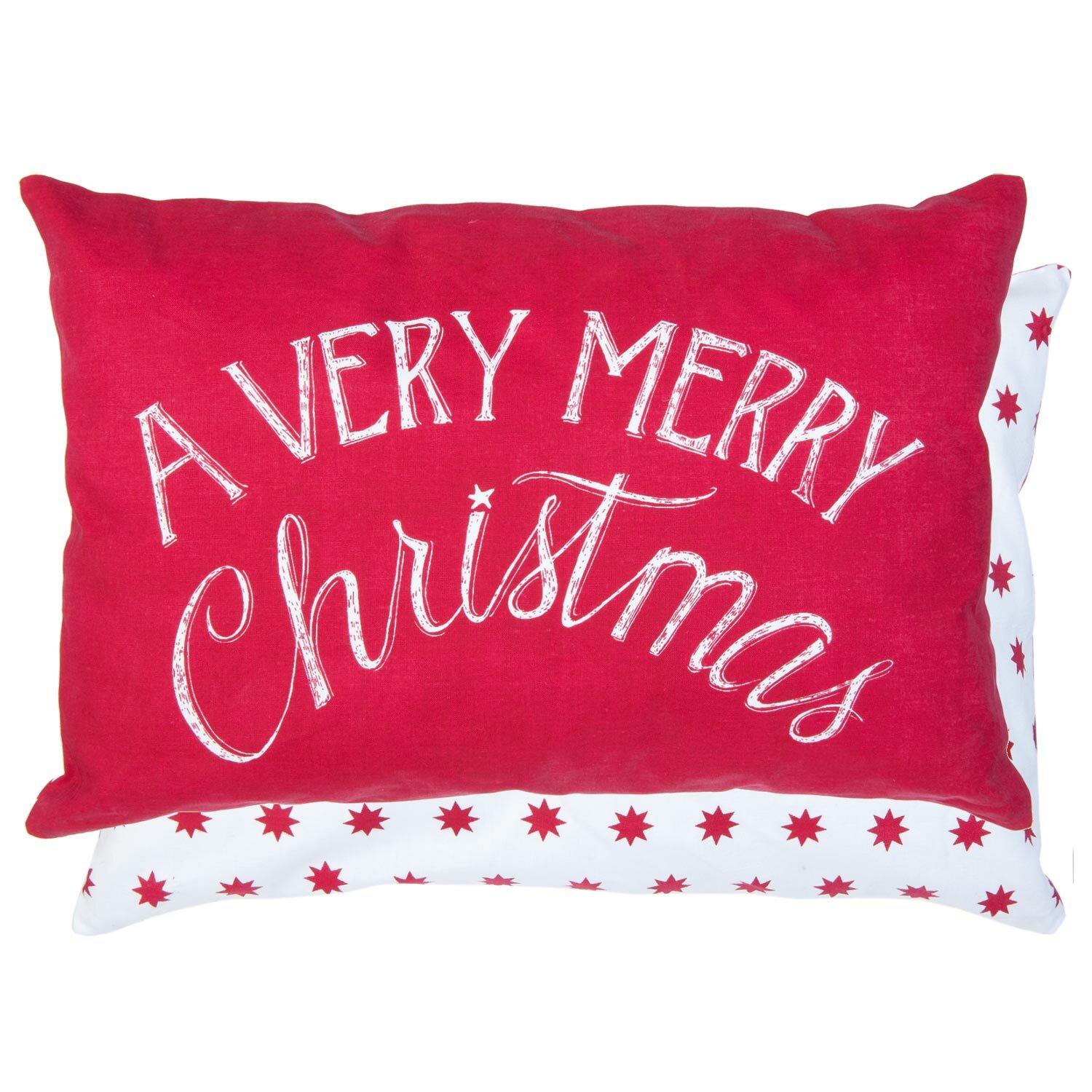 Чехол Merry Christmas на декоративную подушку 35*50 см Clayre&Eef 51119