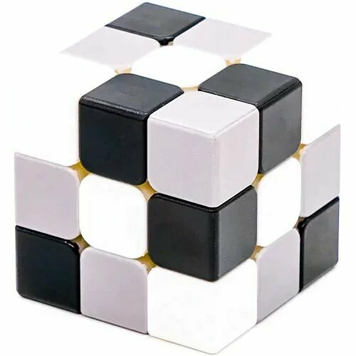 Calvin's Puzzle 3x3x3 Sudoku Challenge Cube Elite v4 Черно-белый 3x3x3 third order gold silver color magic speed professional puzzle maze mirror cube decompression anti pressure artifact toys