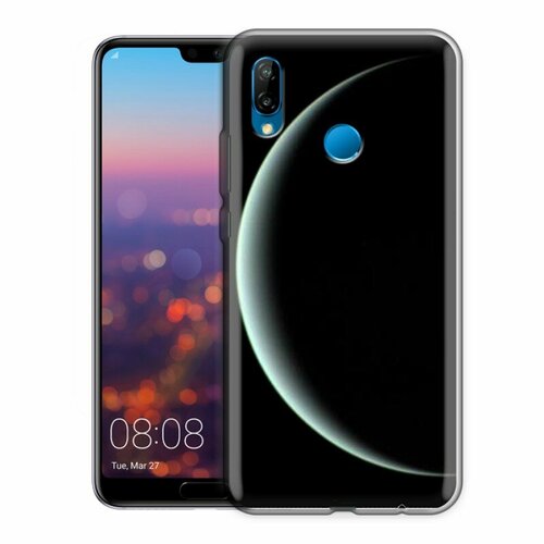 Дизайнерский силиконовый чехол для Huawei P20 Lite Тайны космоса