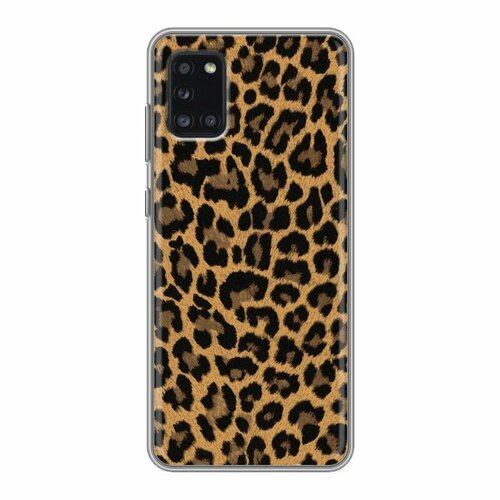 Дизайнерский силиконовый чехол для Samsung Galaxy A31 Леопард узор силиконовый чехол леопард на samsung galaxy a30