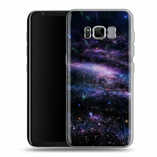 Дизайнерский силиконовый чехол для Samsung Galaxy S8 Plus Звезды полупрозрачный дизайнерский силиконовый чехол для samsung galaxy s8 plus прозрачные цветочки