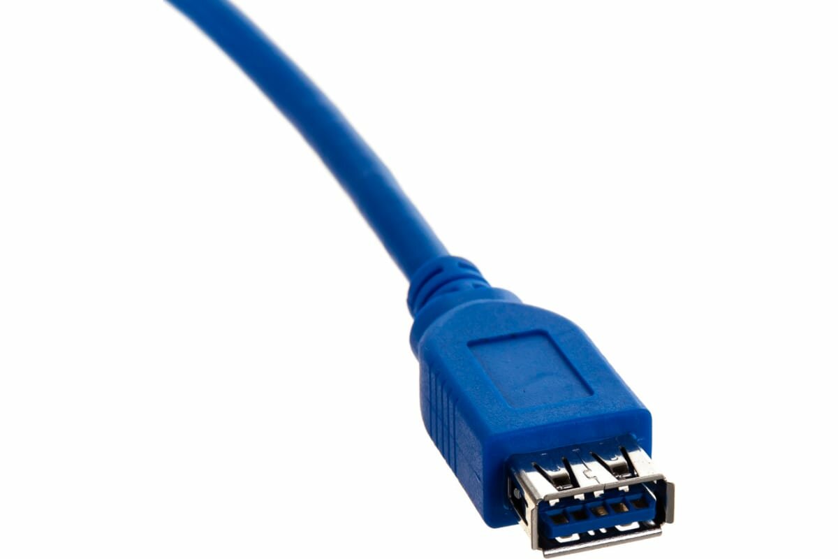 Удлинитель Aopen USB - USB (ACU302), 1.8 м, синий - фото №18