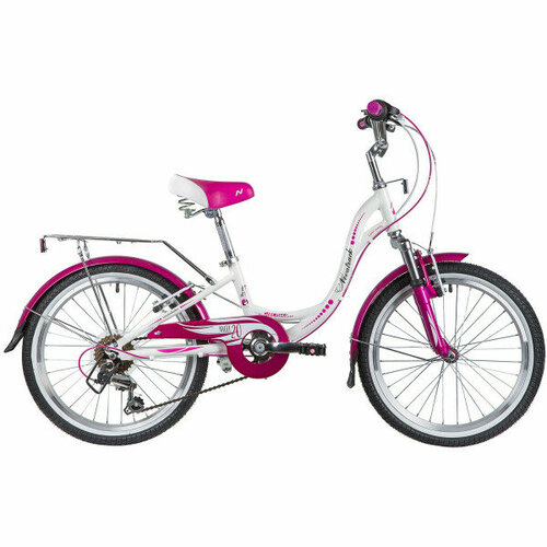 Велосипед Novatrack 20AH6V ANGEL WT9 белый 134078 33684₽