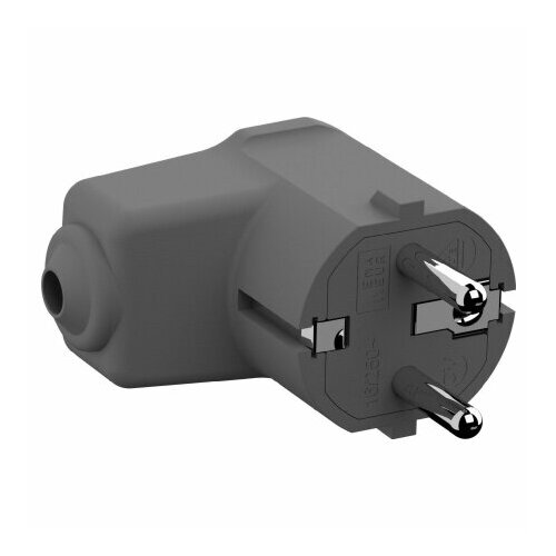 Защитный контакт (щуко) Штекер Серый 960.302 – Bachmann – 4057298025389