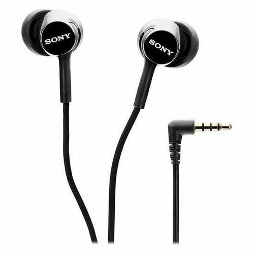 Наушники Sony MDR-EX155AP 35 мм внутриканальные черный mdr-ex155apb 4768₽