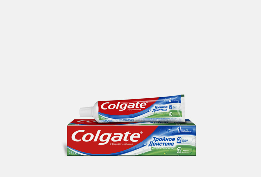 Зубная паста Colgate Triple Action / количество 1 шт