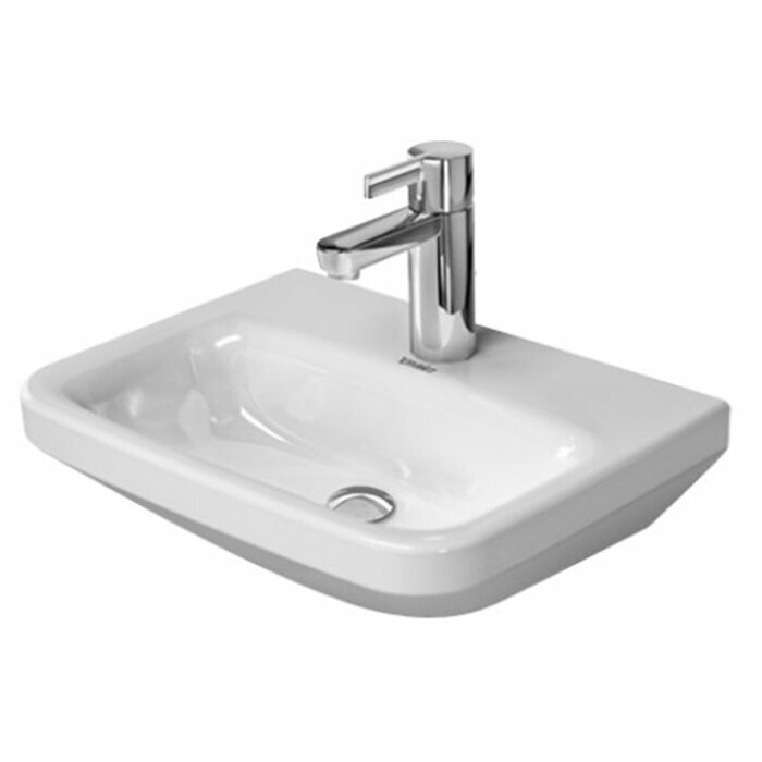 Duravit DuraStyle Умывальник для рук с 1 отв. для смесителя, 45x33,5 cм, цвет белый 0708450000