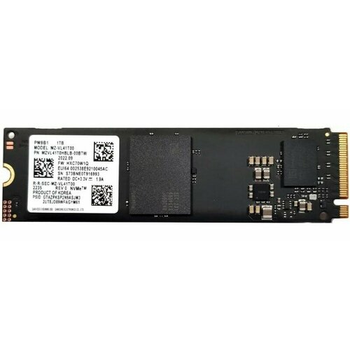 твердотельный накопитель samsung ssd pm9b1 SSD накопитель Samsung PM9B1 1 TB (MZVL41T0HBLB-00B07)