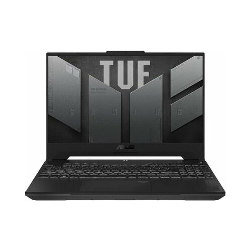 Ноутбук игровой ASUS TUF Gaming A15 FA507NU-LP141 90NR0EB5-M00FN0, 15.6, IPS, AMD Ryzen 5 7535HS 3.3ГГц, 6-ядерный, 16ГБ 512ГБ SSD, NVIDIA GeForce RTX 4050 для ноутбуков - 6 ГБ, без операционной си 15 6 ноутбук asus tuf gaming a15 fx506ic hn025 1920x1080 amd ryzen 7 4800h 2 9 ггц ram 8 гб lpddr4 ssd 512 гб nvidia geforce rtx 3050 без ос 90nr0666 m00640 темный серый