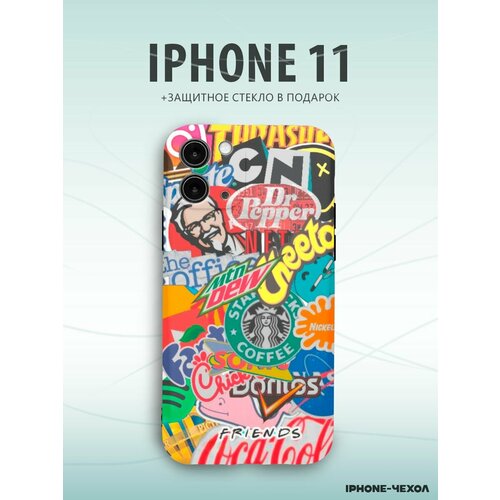 Чехол Iphone 11 в стиле ретро