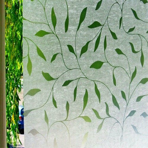 Витражная самоклеящаяся декоративная пленка с тиснением S023, рулон 2х0,9 м