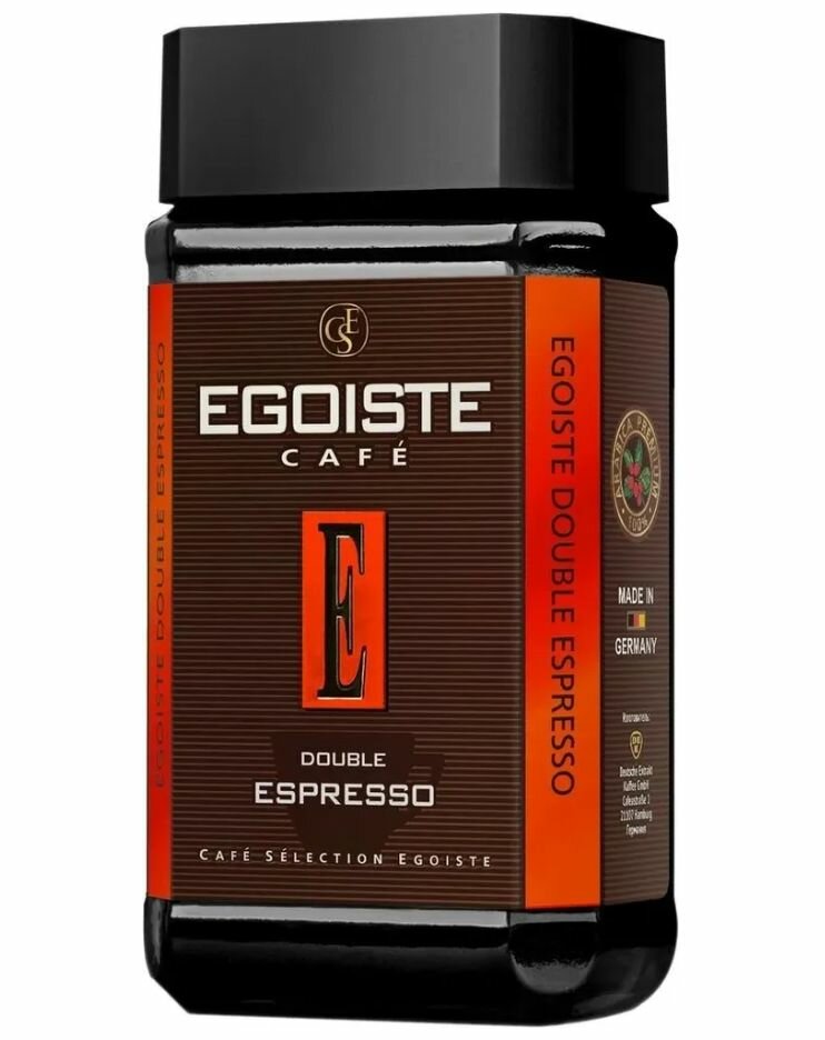 Кофе растворимый Egoiste Double Espresso, 100 гр. ст. 3 шт — фото 1