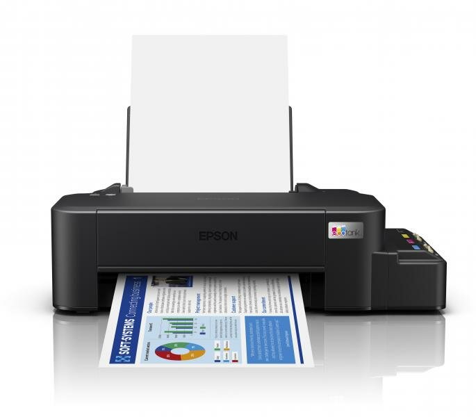 Принтер струйный Epson L121 A4 USB черный