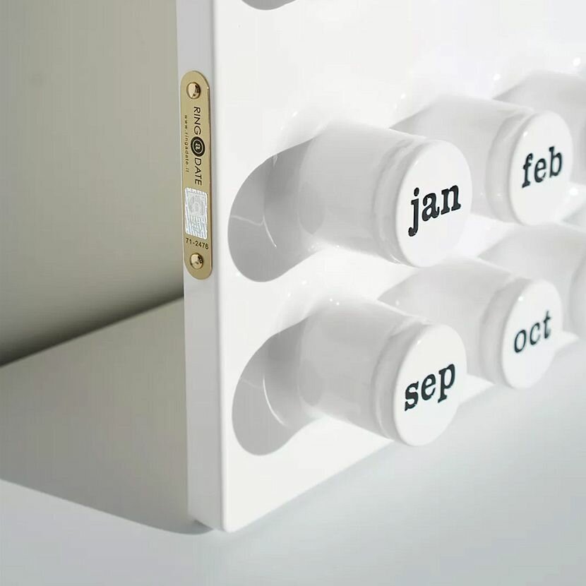 Green + Pumpkin Orange Rings Календарь — фото 1