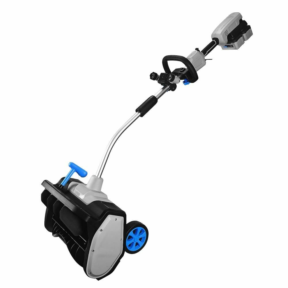 Обзор: Снегоуборщик аккумуляторный DEKO ST402-6 2х20В 2 батареи по 6Ач, фара, захват 43 см. 083-4444