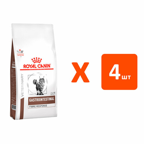 ROYAL CANIN GASTROINTESTIN FIBRE RESPONSE д взр кош при нарушен пищевар, запор с повышенн сод клетчат 0,35 кг х 4 шт
