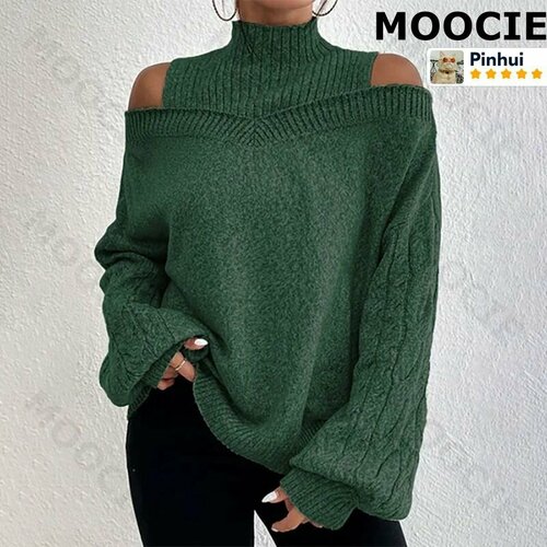 фото Свитер moocie, размер 2xl, , зелёный