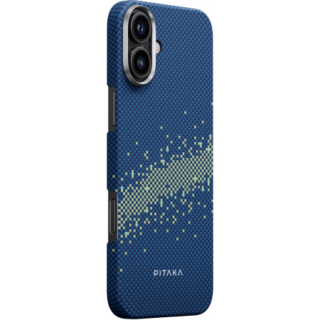 Чехол PITAKA Ultra-Slim Case для iPhone 16", принт млечный путь (Milky way galaxy) — фото 1