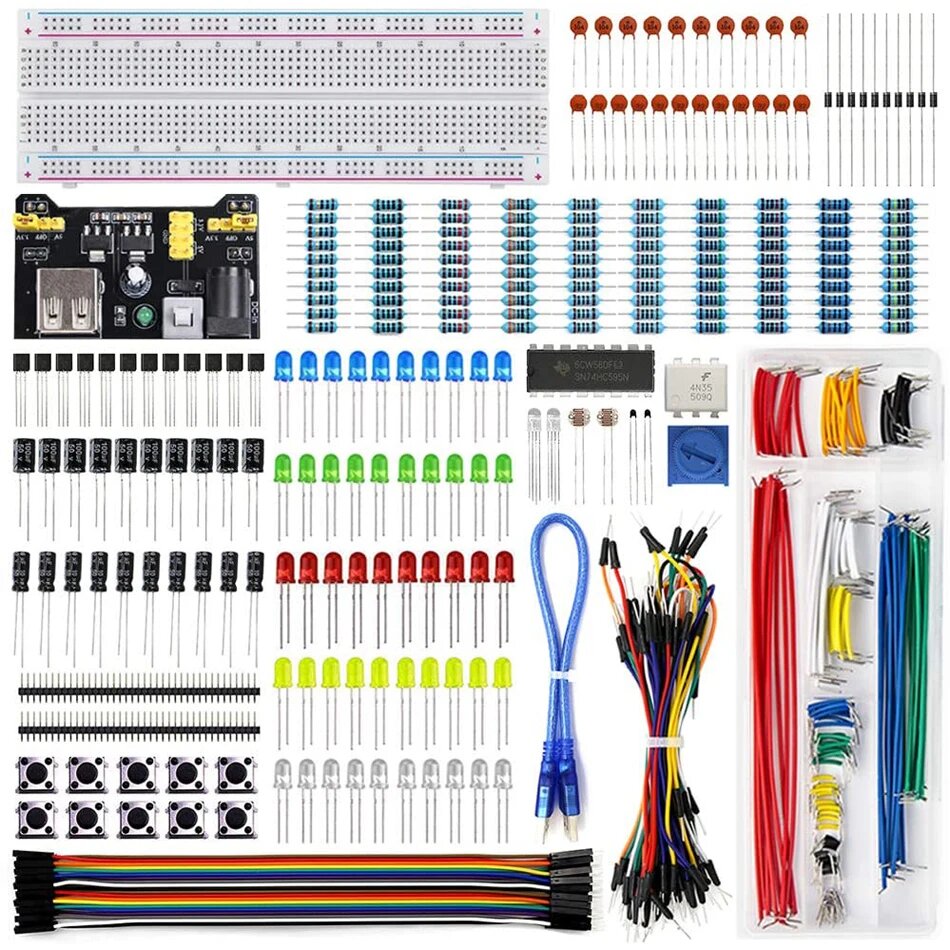 Набор электронных компонентов STEP DOWN Electronics Component Fun Kit, Bag — фото 1