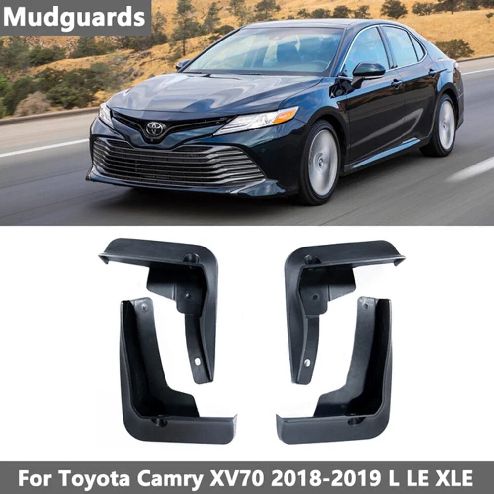 Для Toyota Camry 70 XV70 2018 2019 2020 2021 2022 2023, автомобильные аксессуары, брызговик, грязь, передний, задний, защита от брызг, XLE black