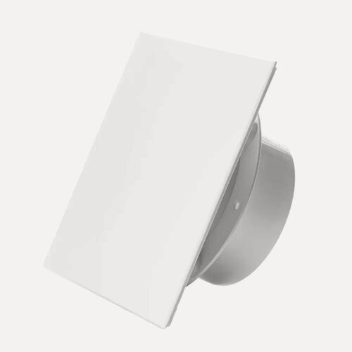 Изображение товара Вытяжной тонкий вентилятор SlimVent МV 100, пластик квадратный белый матовый
