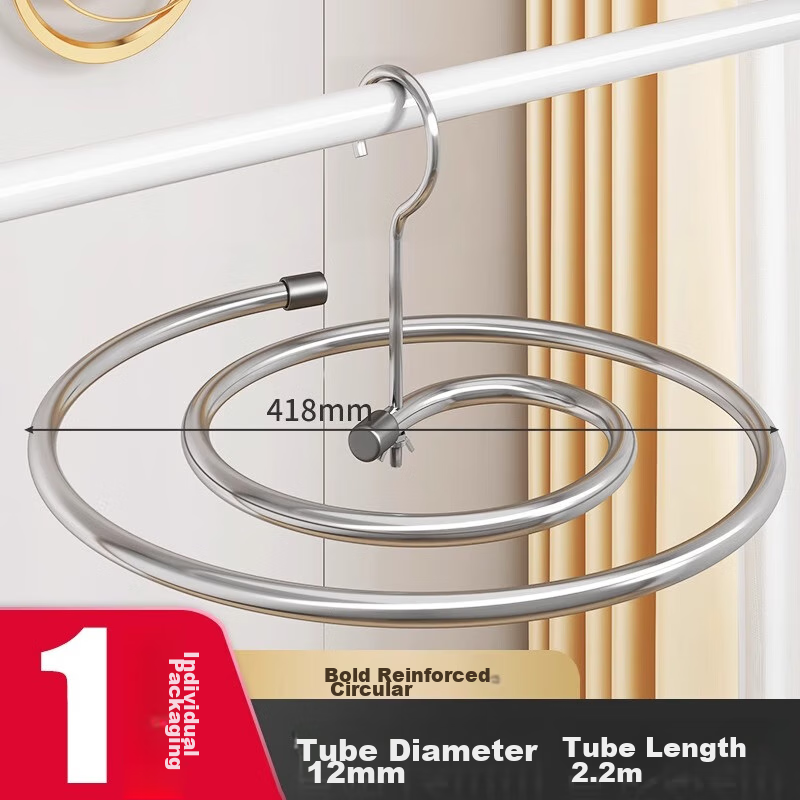 Youqin Spiral Clothes Drying Rack, Rotating Clothes Hanger for Balcony, Large Round Design for Home Use, Rotates to Hang Bed Sheets And Quilts