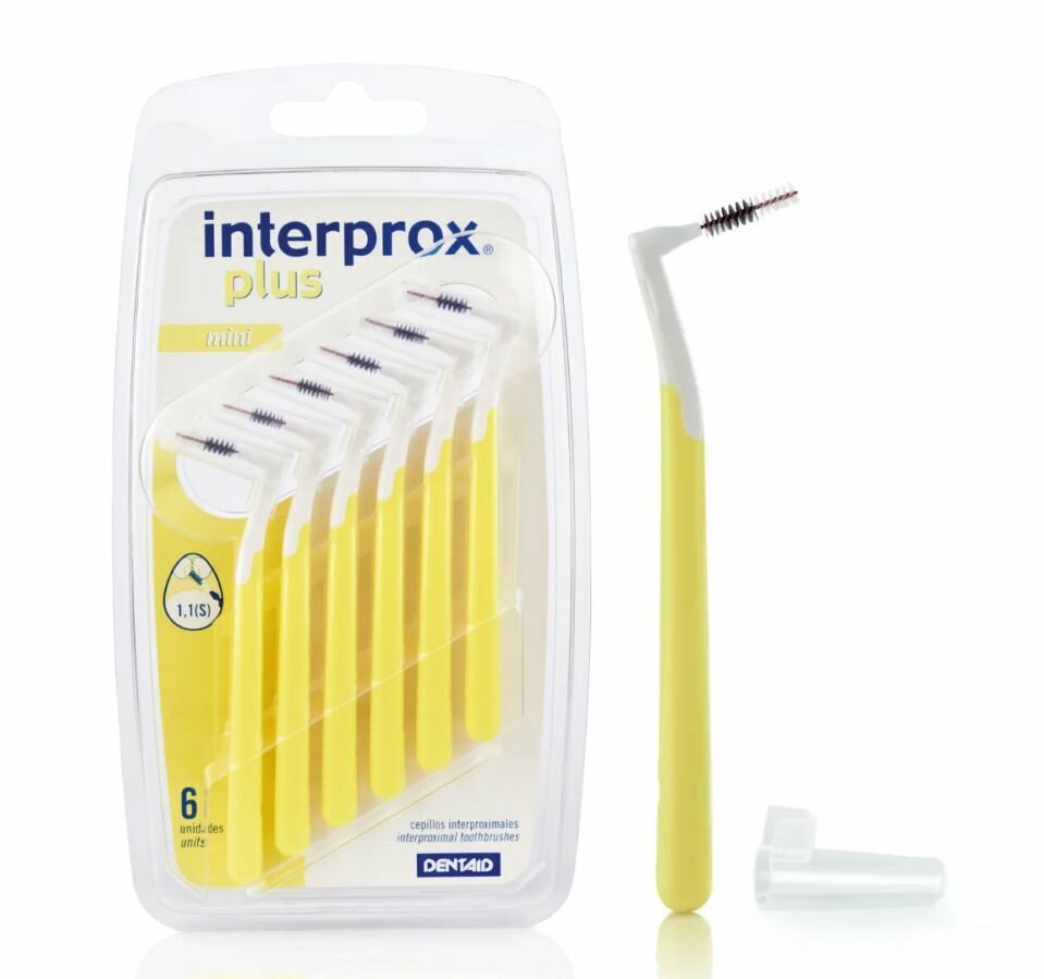 Межзубные ершики для брекетов Interprox Plus Mini 6 шт 11 мм