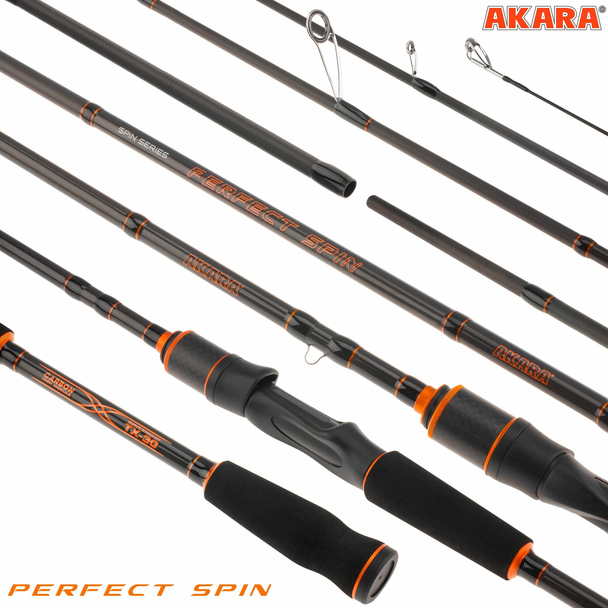 Спиннинг штекерный Akara Perfect Spin M 902 TX-30 (7-35) 2,7 м