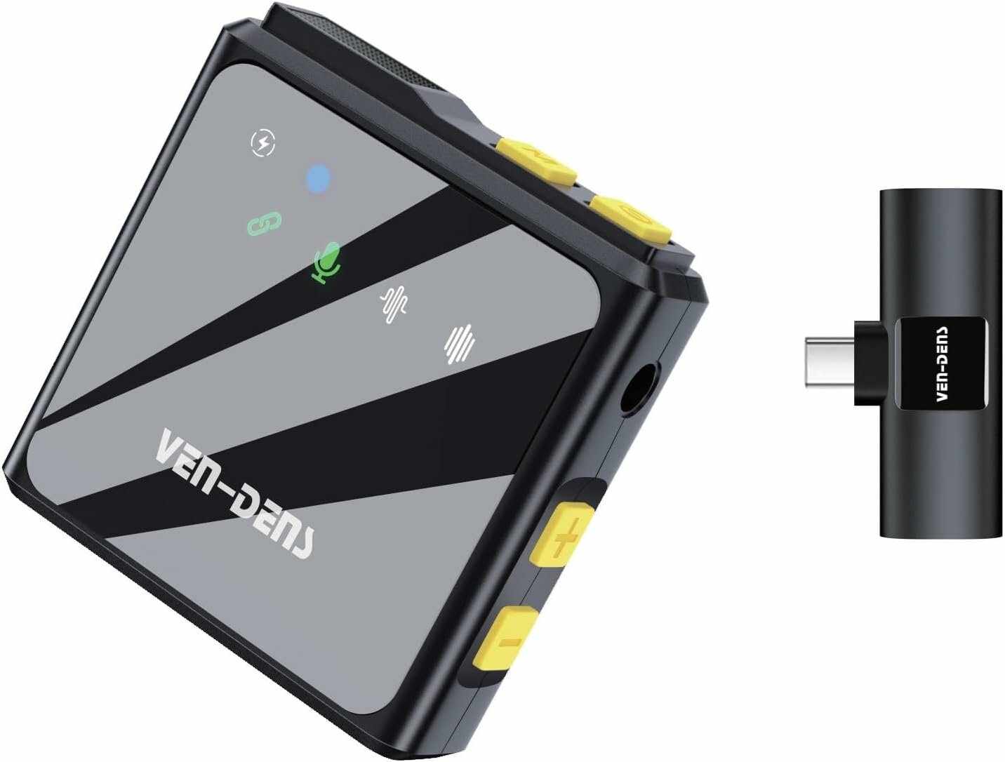 VEN-DENS VD-MIC011 — Микрофон — для прямых трансляций, интервью и видеозаписей,(беспроводной, высокой чувствительности)