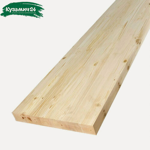 Изображение товара Тетива прямая, Сосна 300х5 х4000 мм, деревянная, для лестницы