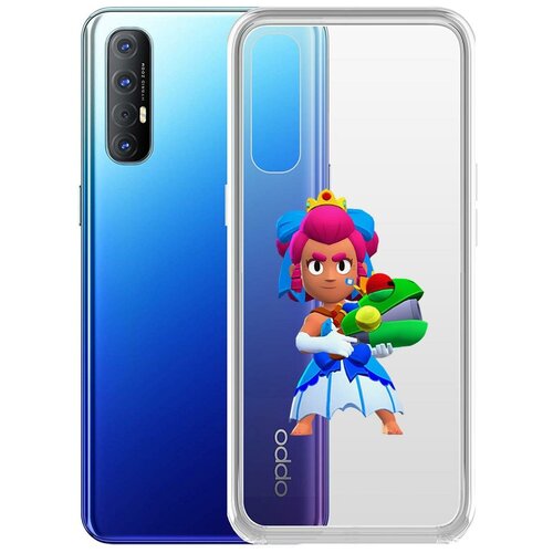 фото Чехол-накладка clear case brawl stars-принцесса шелли для oppo reno3 pro krutoff group