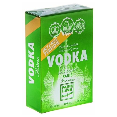 Туалетная вода мужская Vodka Lime Intense PerfumeD, 100 мл туалетная вода мужская vodka blackcurrant intense perfumed 100 мл