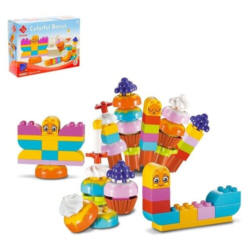 smo-neo Конструктор «Забавные кексы», 30 деталей