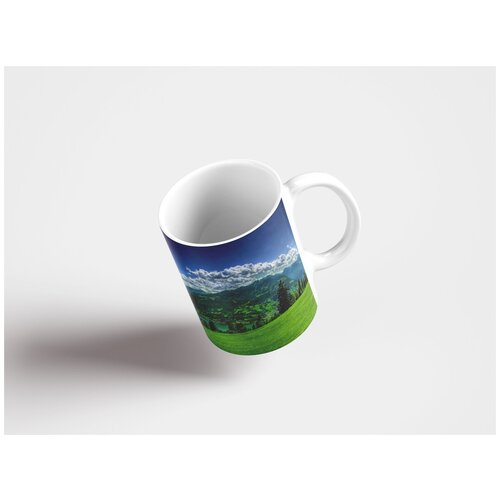 фото Кружка "красивые природные изображения, должны защищать, окружающая обстановка 320 мл. белая lotsprints