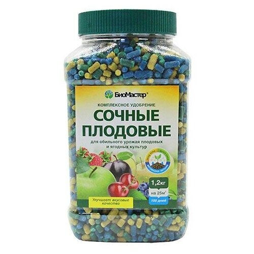 Удобрение комплексное минеральное 1,2кг Сочные плодовые биомастер